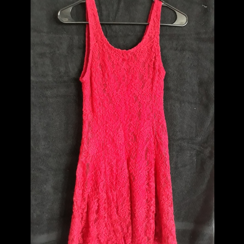 Red Lacey dress